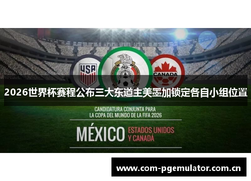 2026世界杯赛程公布三大东道主美墨加锁定各自小组位置 2026世界杯赛程公布三大东道主美墨加锁定各自小组位置